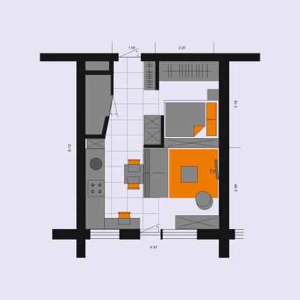 Small Apartment Layout